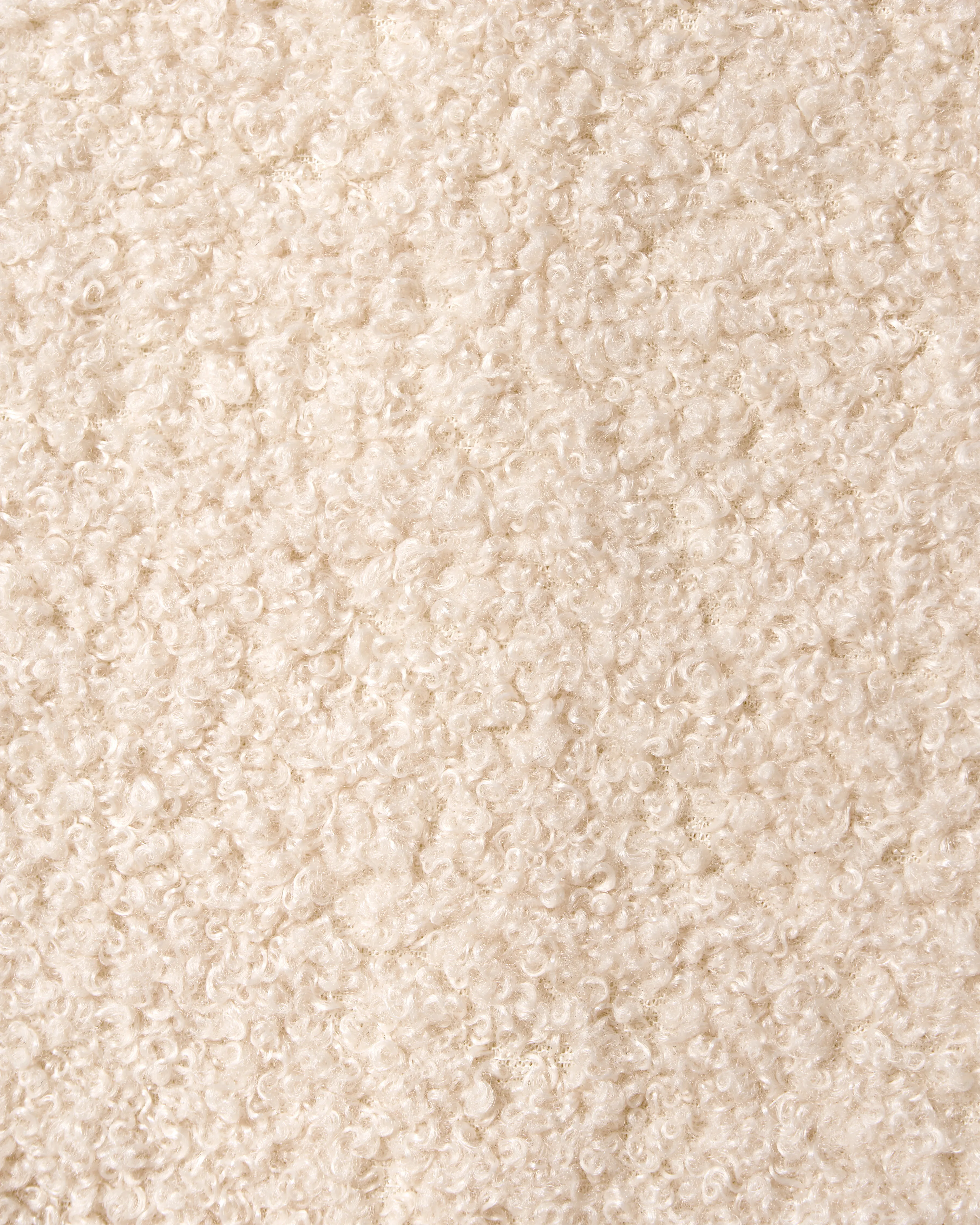 Eetkamerstoel draaibaar ALENE Bouclé Lichtbeige