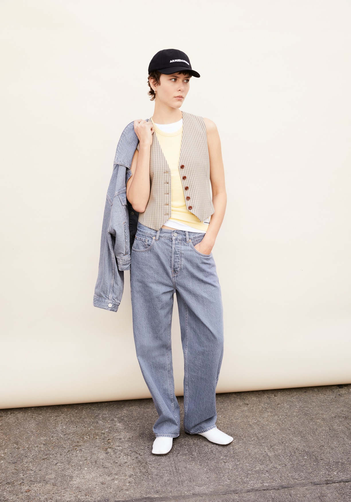 Armedangels Damen-Jeans Haayi Fog