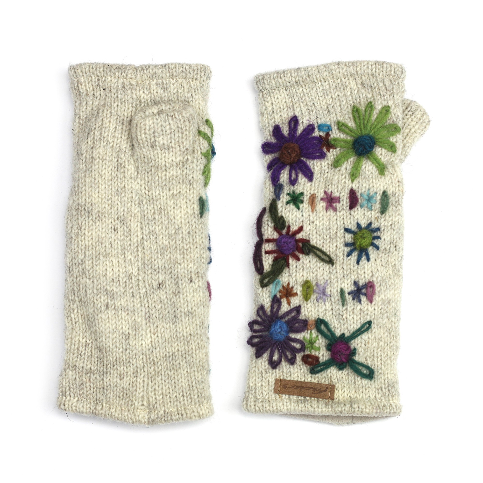 Pulswärmer 'Flora', natur-weiß, multicolor günstig bestellen