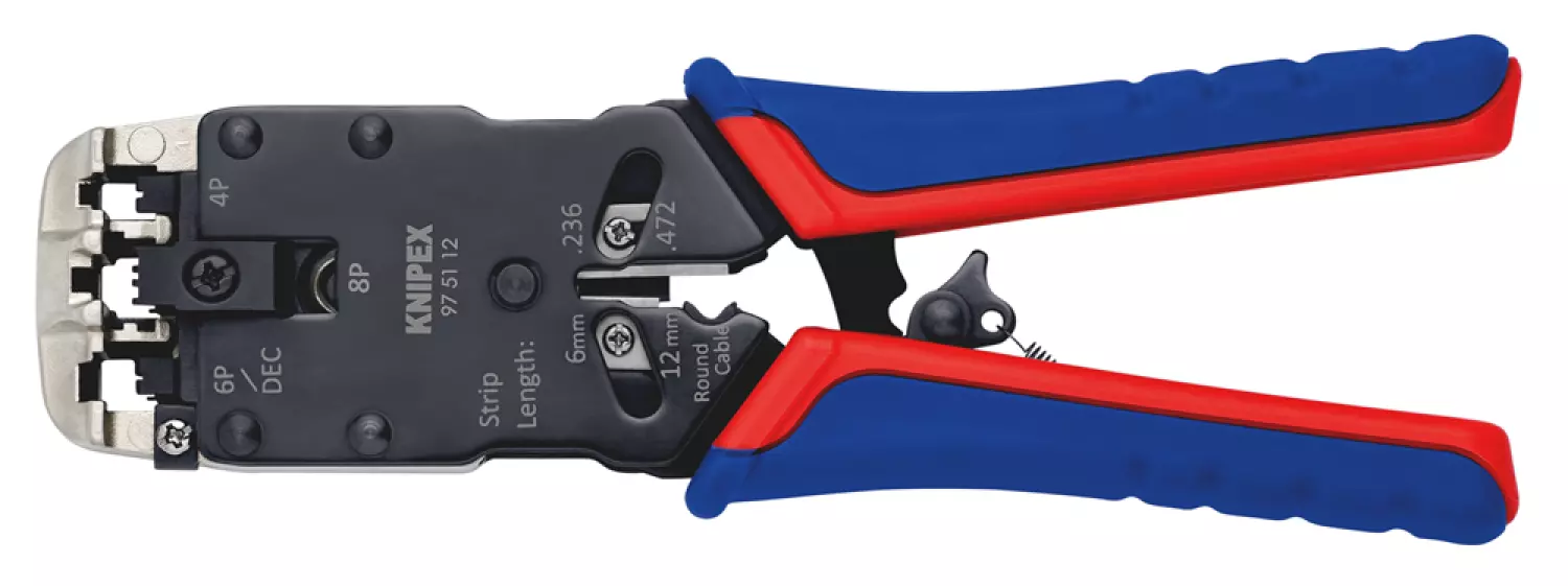 Knipex 975112 Krimptang voor Westernstekkers - 200mm