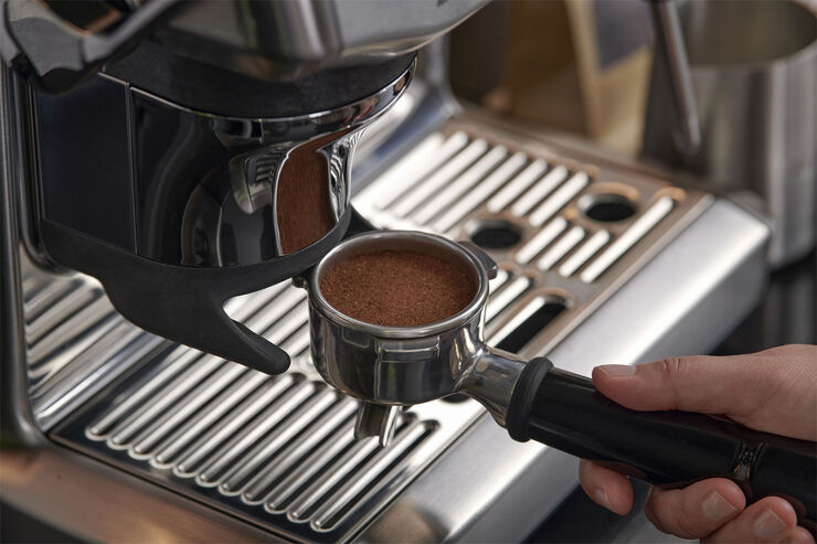 SAGE The Barista Express Impress Brushed Steel Brushed steel