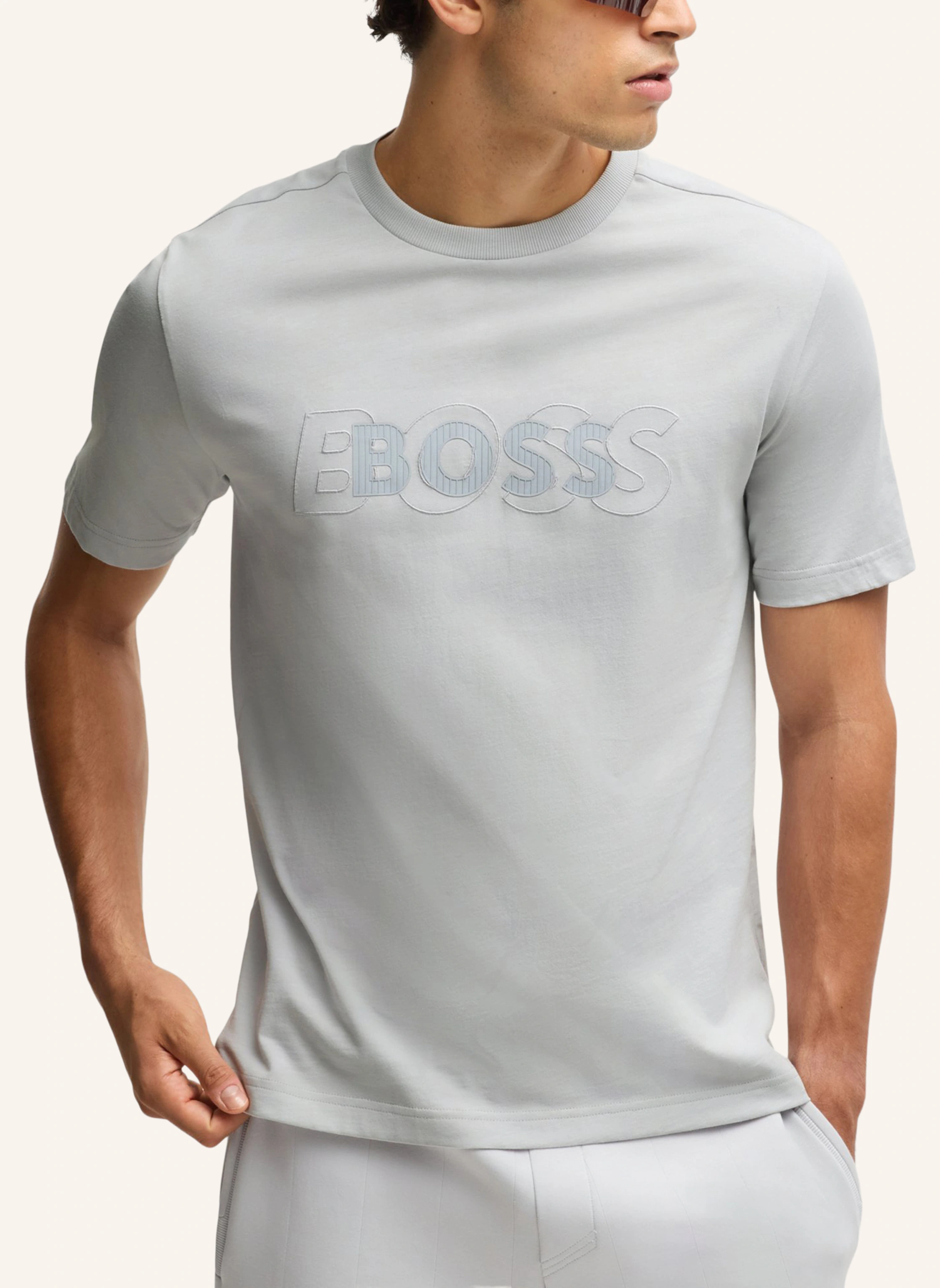 BOSS T-Shirt TEE DROPNEEDLE Regular Fit