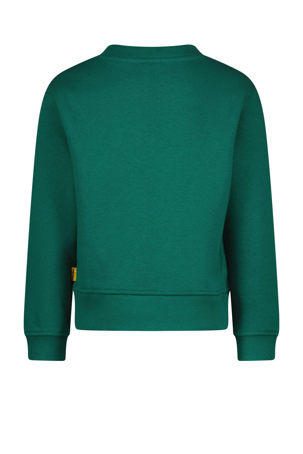 Vingino sweater Nousha met tekst donkergroen