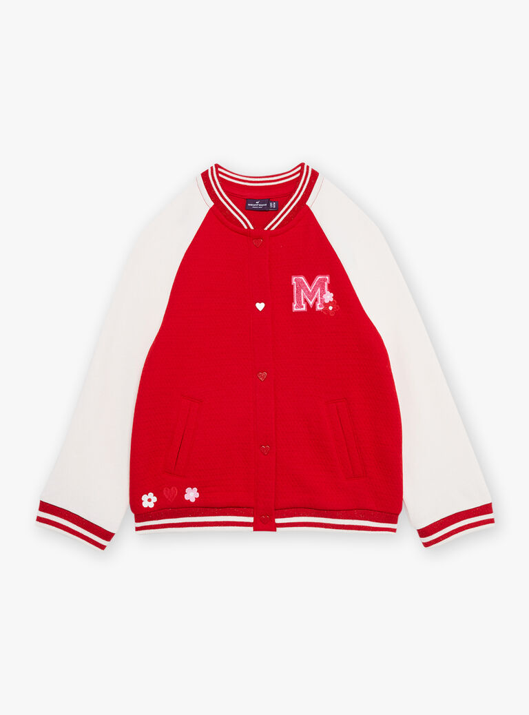 Teddy rouge et blanc en tubic