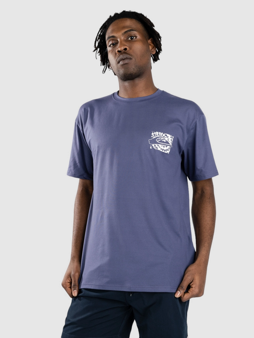 Quiksilver Everyday Surf Tee Ss Lycra crown blue