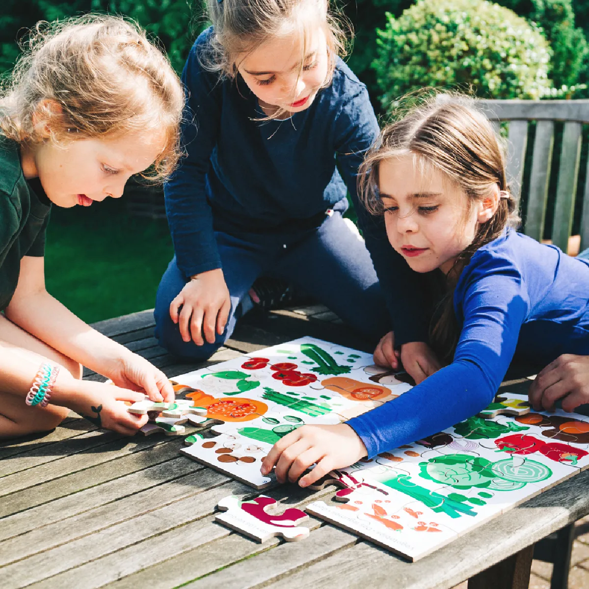 Bigjigs Toys Puzzle de Plancher de Fruits