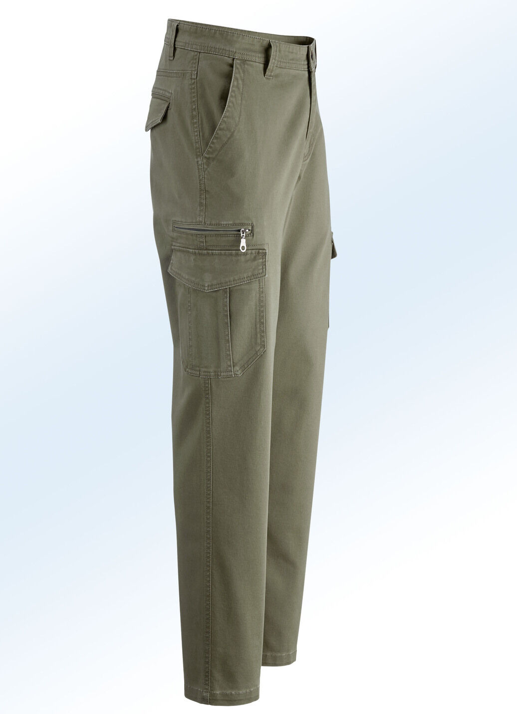 Hose mit Cargotaschen in 3 Farben