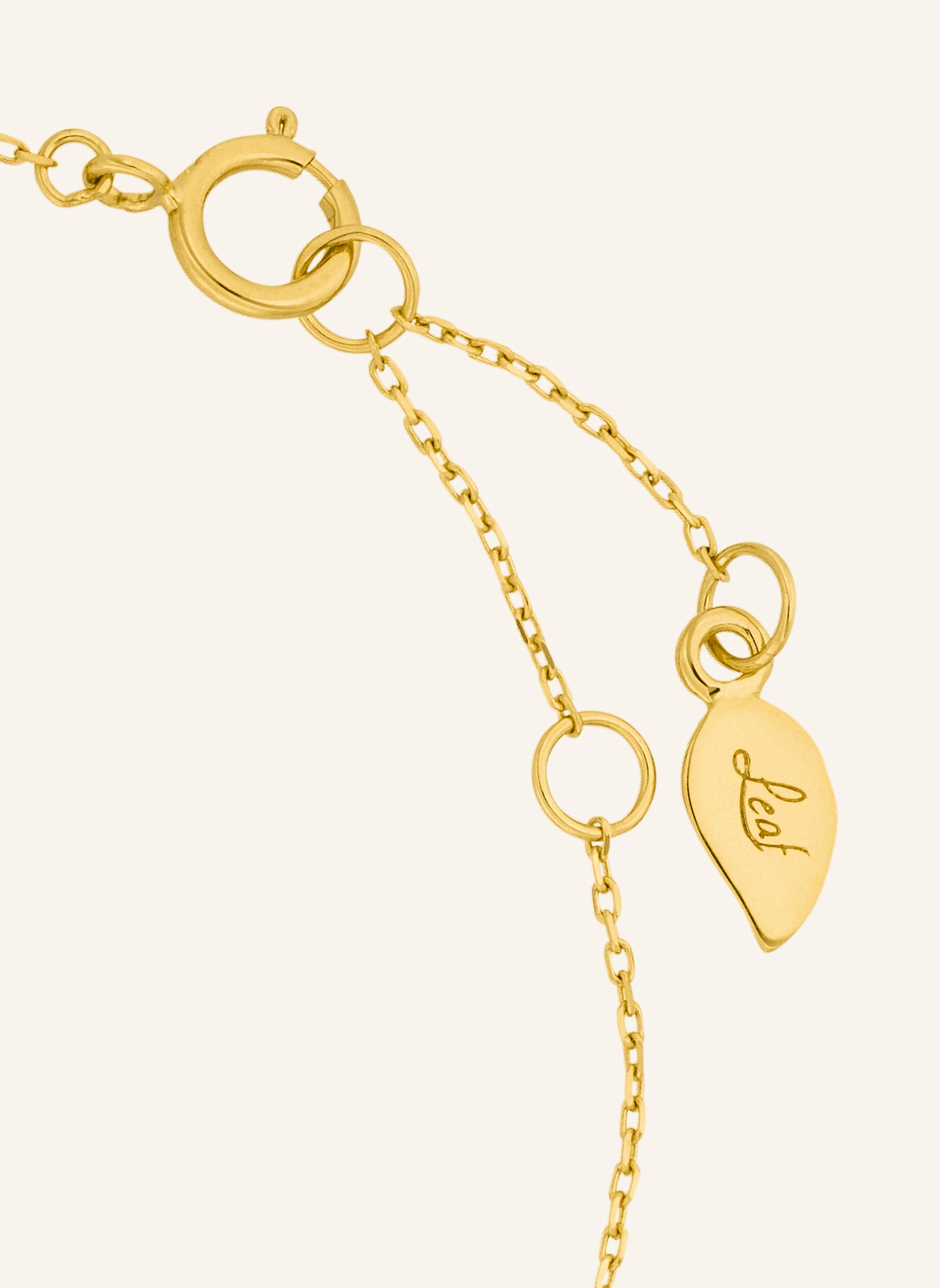 Leaf Armband SWEET GEMS aus14 Karat Gelbgold