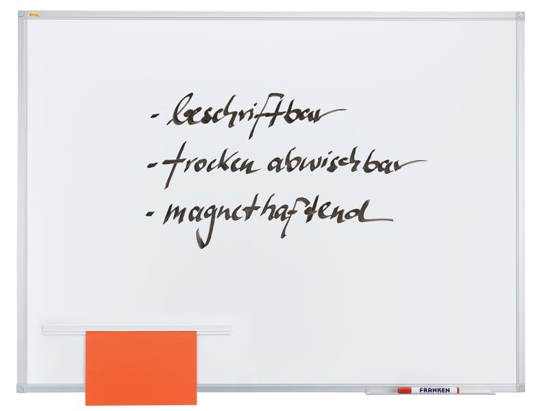 Franken Magnethaftendes Whiteboard X-tra!Line 90 cm x 120 c Lackierte Schreibtafel