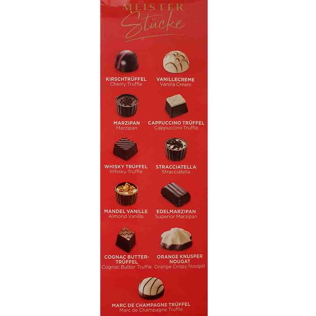Hachez Pralines Meisterstücke 150g MHD:21.9.25