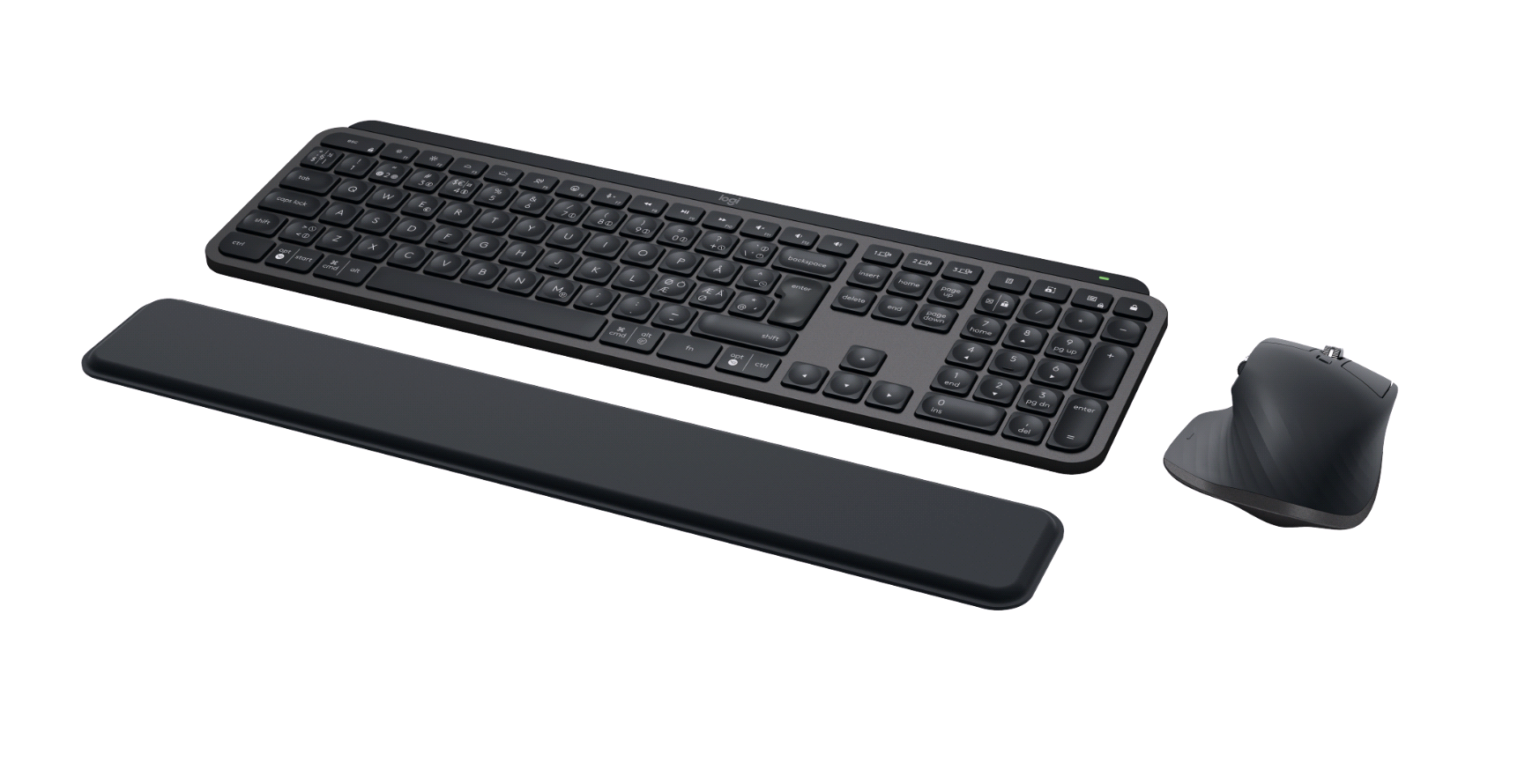 Logitech - MX Keys S Performance Combo Keyboard and Mouse Set