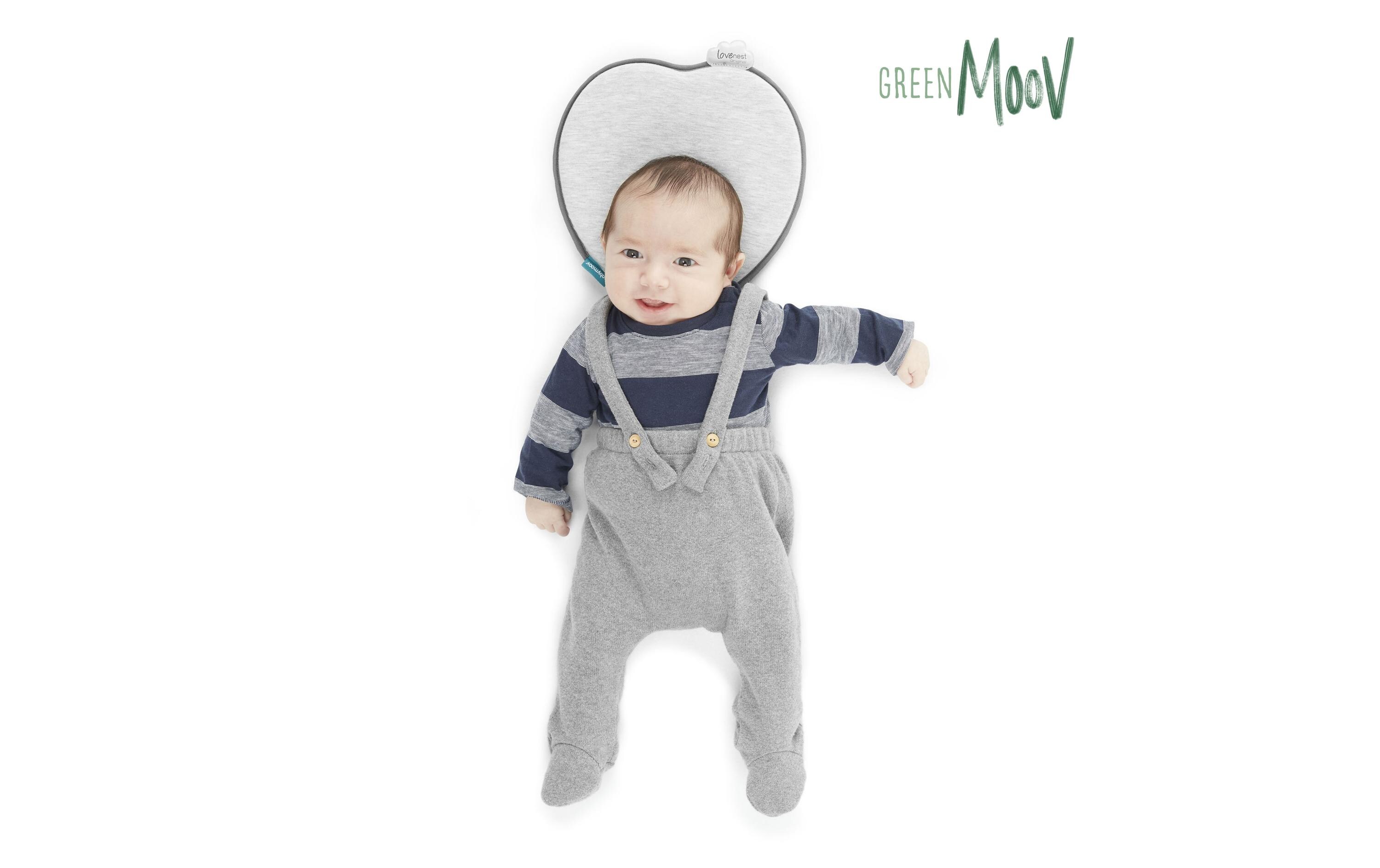 Baby-Kopfkissen Lovenest Original GrauLiegehilfe Lovenest Original