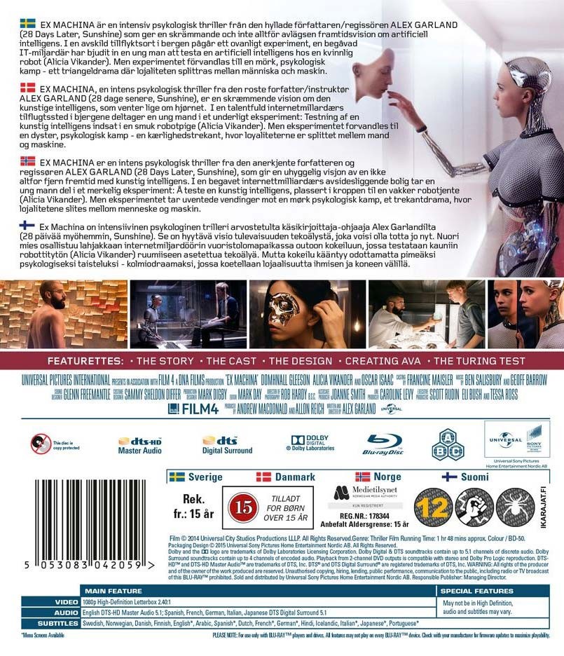 Ex Machina (Blu-Ray)