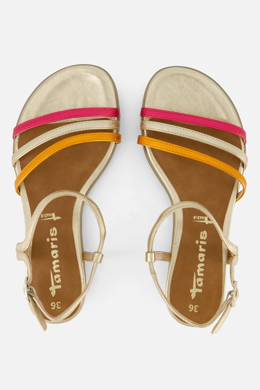 Tamaris Sandalen goud Synthetisch