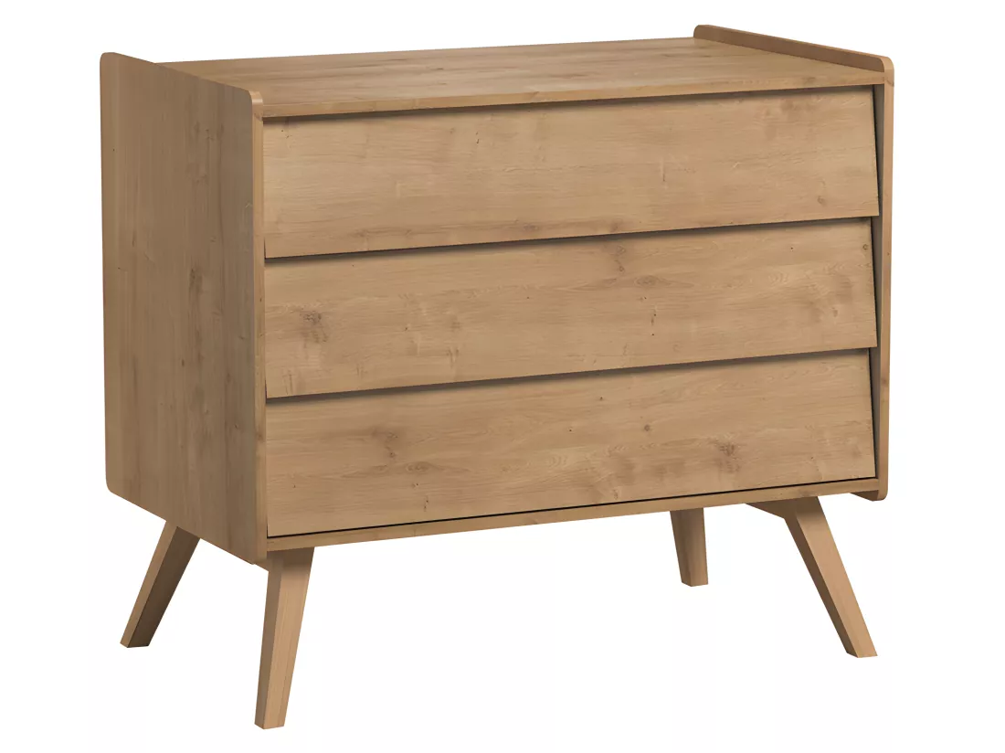 Commode 3 tiroirs Vintage Bois