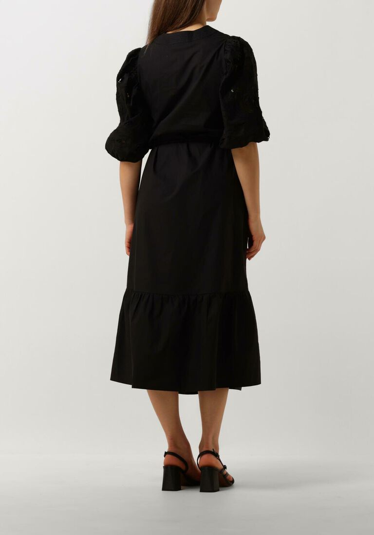 zwarte scarlett poppies midi jurk istanbul