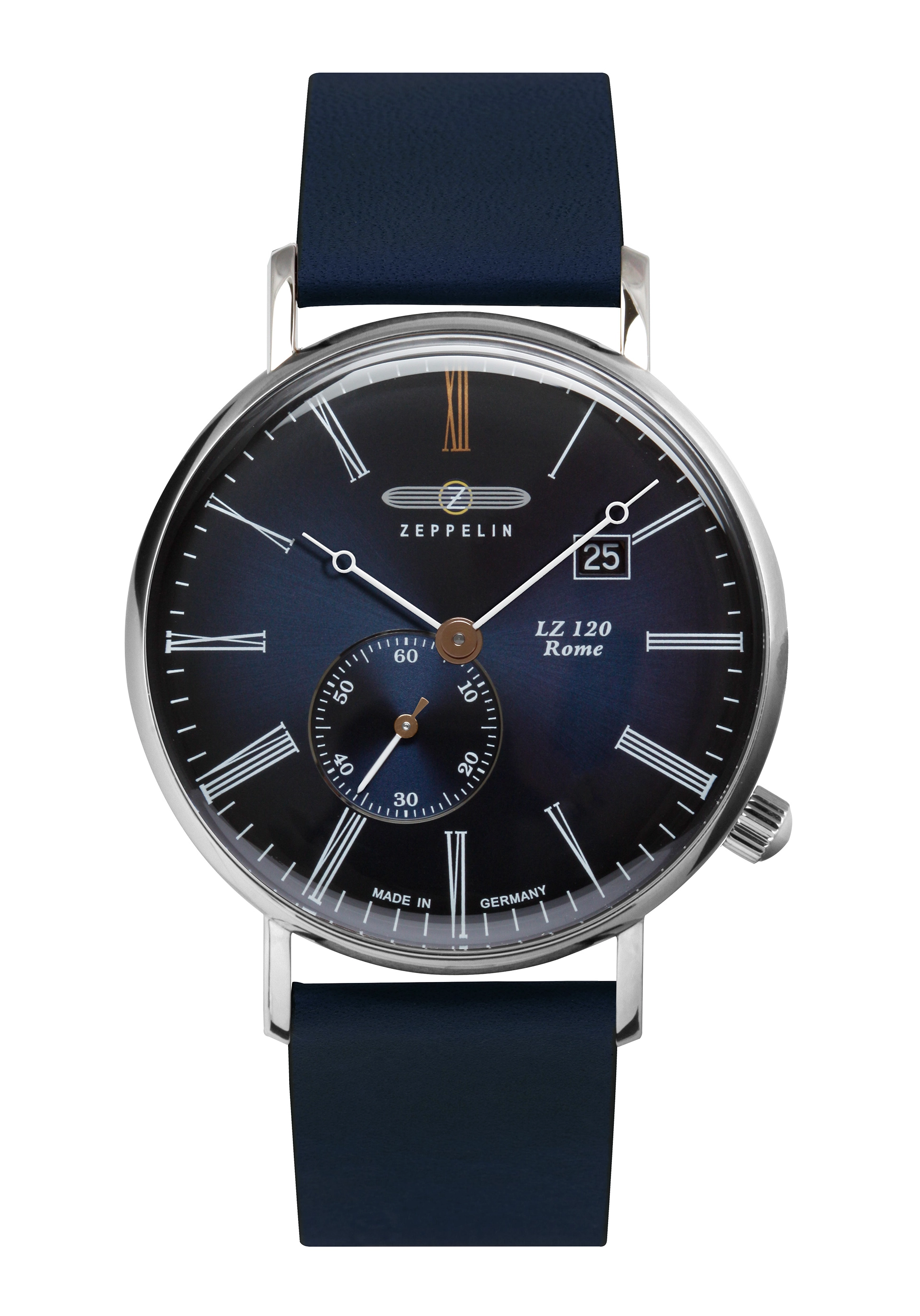 Zeppelin LZ120 Rome Herrenuhr Blau 7134-3