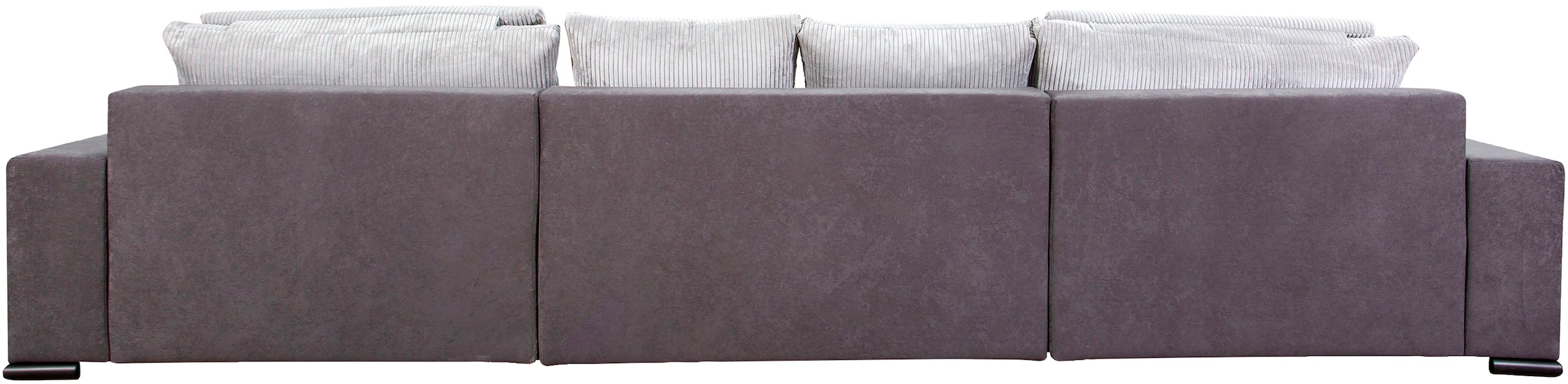 COLLECTION AB Wohnlandschaft »Josy XXXL-Relax U-Form, B: 352 cm« mit Bettfunktion, Bettkasten & 2 Nackenkissen, Federkern