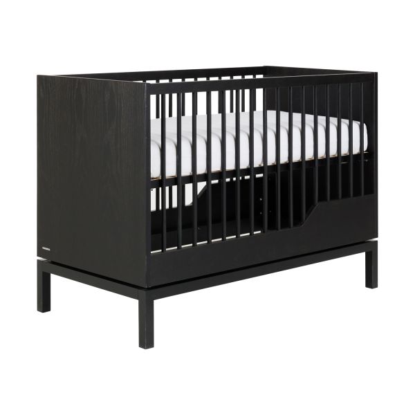 Kidsmill Savi Babybed Zwart Eiken 60 x 120 cm