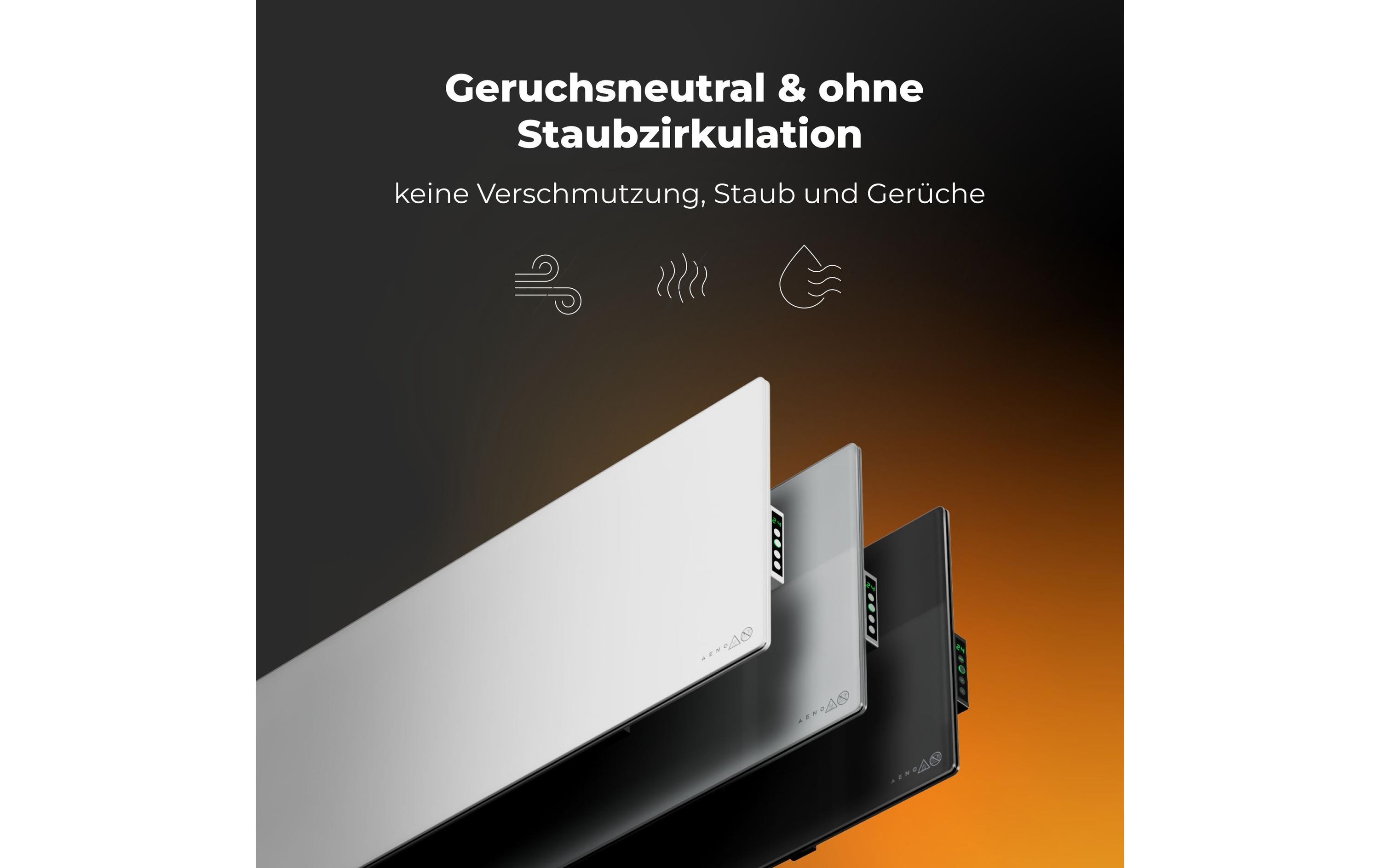 Infrarotheizer Premium Eco Smart LED 700 W, Weiss<br>Heizgerät mit Infrarotstrahler