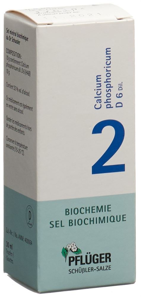 PFLUEGER Nr2 Calc phos 6 D<br>30 ml, Tropfen