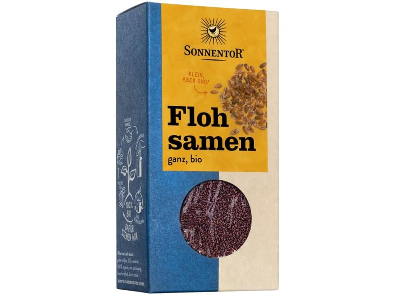 Sonnentor Bio Flohsamen Hildegard 90 g Ganze Flohsamen in Bio-Qualität