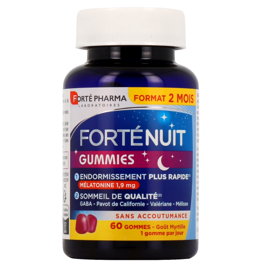Gummies FortéNuit Endormissement & Sommeil