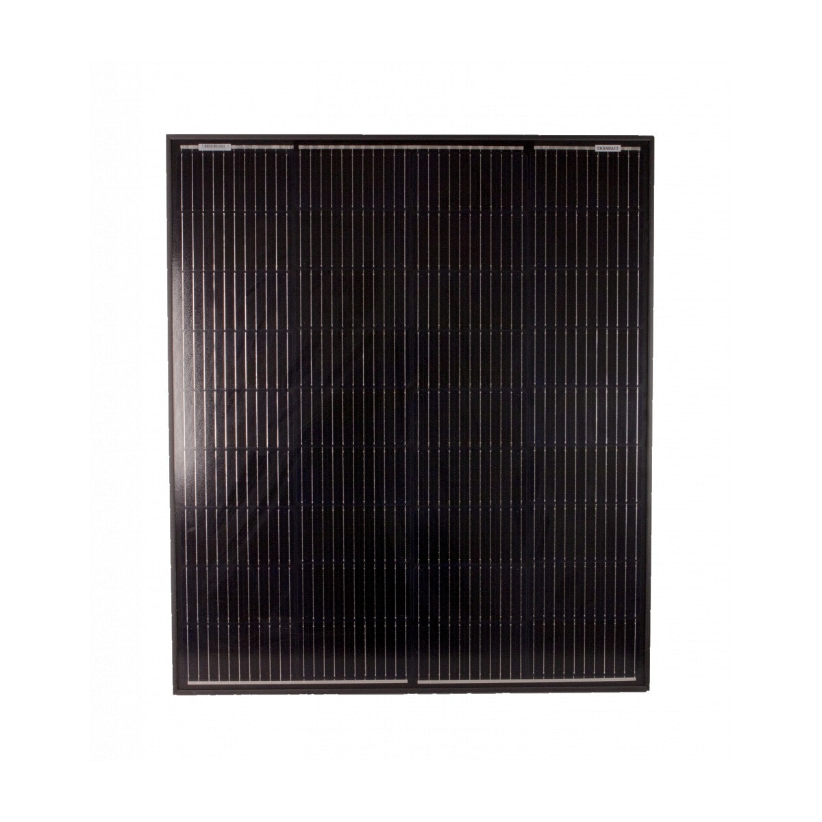 SKANBATT Solcellepanel Mono 130W Sort - 885x765x30mm