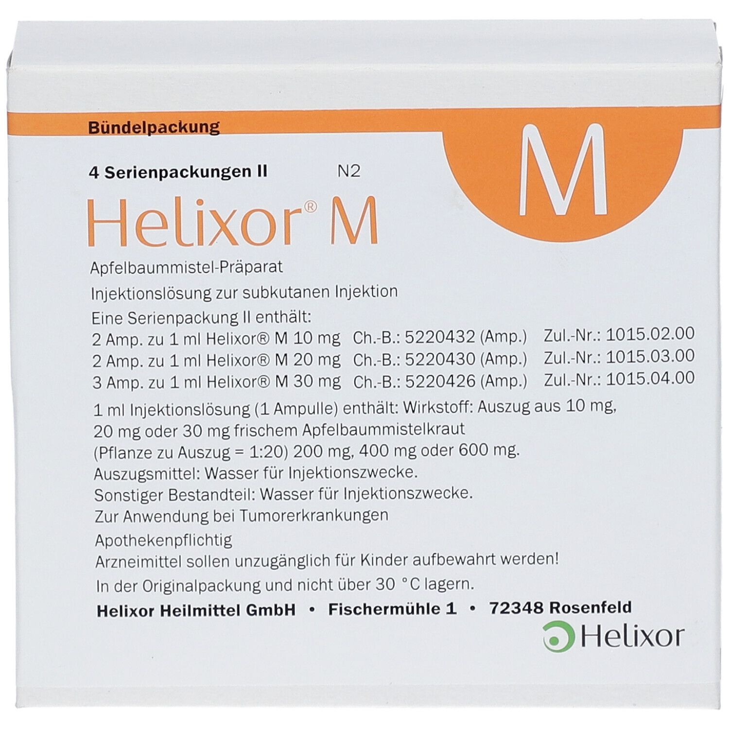Helixor® M Serienpackung II