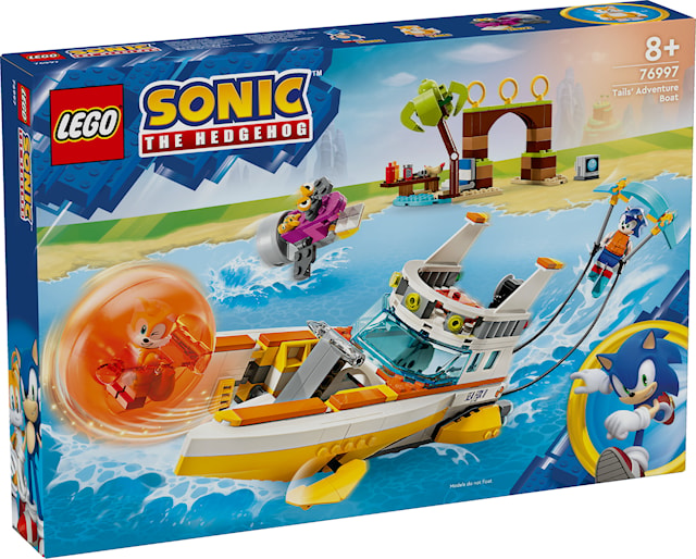 Tails’ båteventyr LEGO® Sonic (76997)