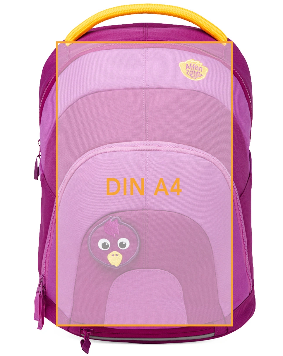 Kinderrucksack DAYDREAMER - VOGEL (36x26x13) in lila
