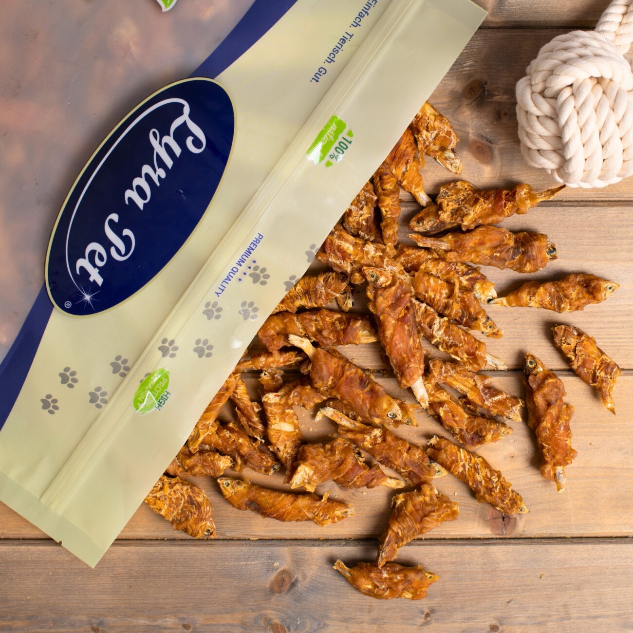 Lyra Pet Hühner Wrap mit Fisch 1 kg