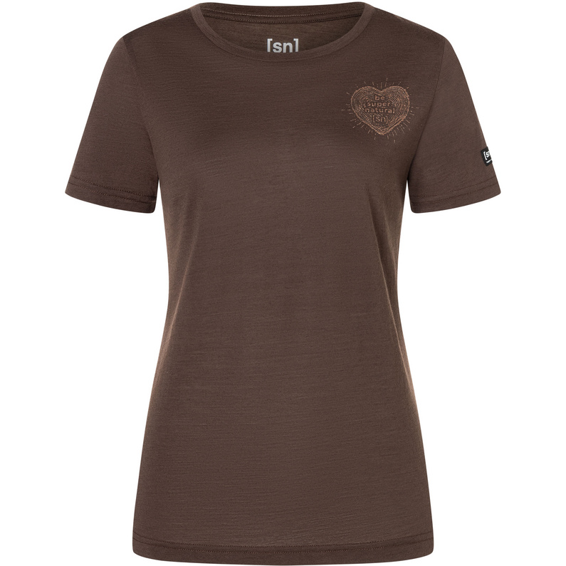 Super.Natural Damen Little Heartwood T-Shirt