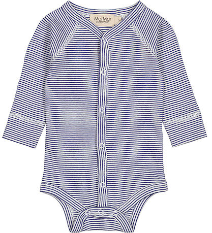 MarMar Body l/ä - Rib - Modal - Bruno - Blue Stripe