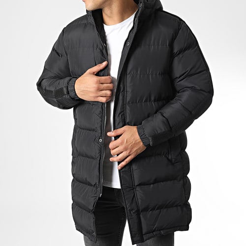 Doudoune Capuche Longue Allen Noir