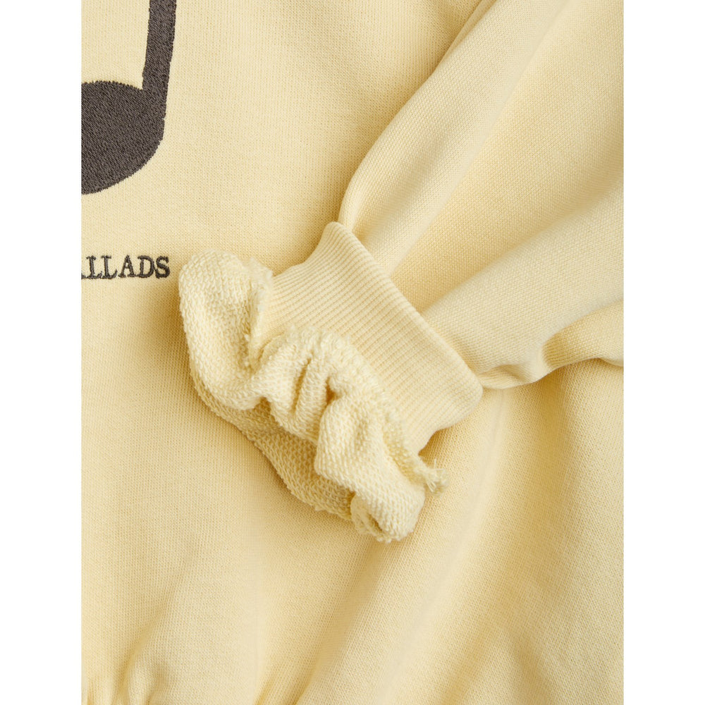 Køb Mini Rodini Yellow Note Embroidery Sweatshirt