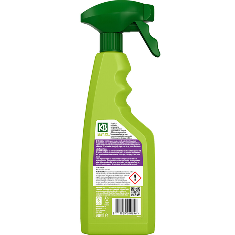 KB Easy RVS Reiniger Spray 500 ml