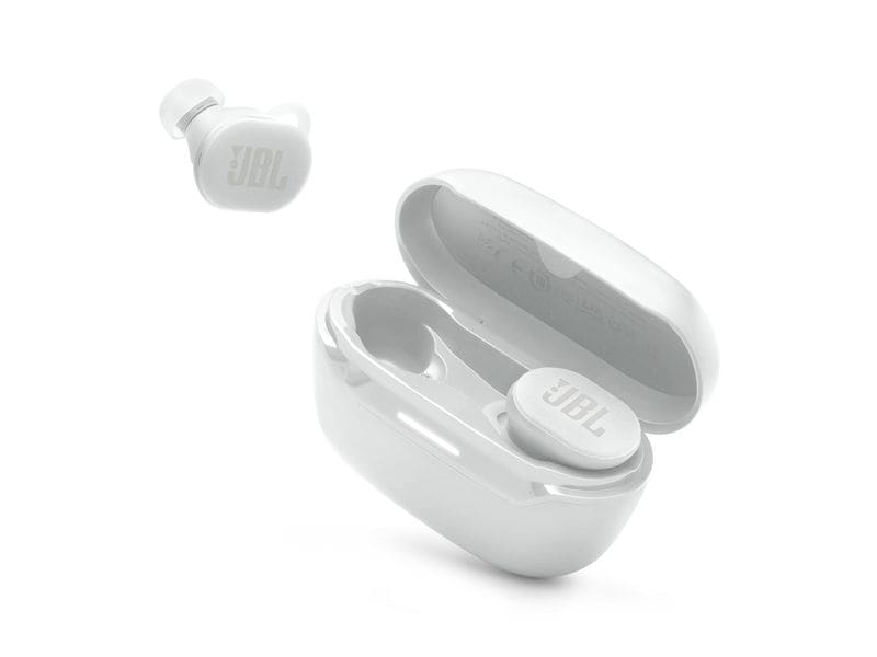 JBL True Wireless In-Ear-Kopfhörer Endurance Race 2 Weiss Kabellose wasser- und staubgeschützte Sportkopfhörer
