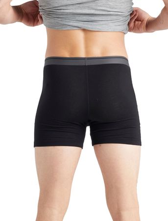 ANATOMICA Herren-Merino-Boxershorts  black  XL