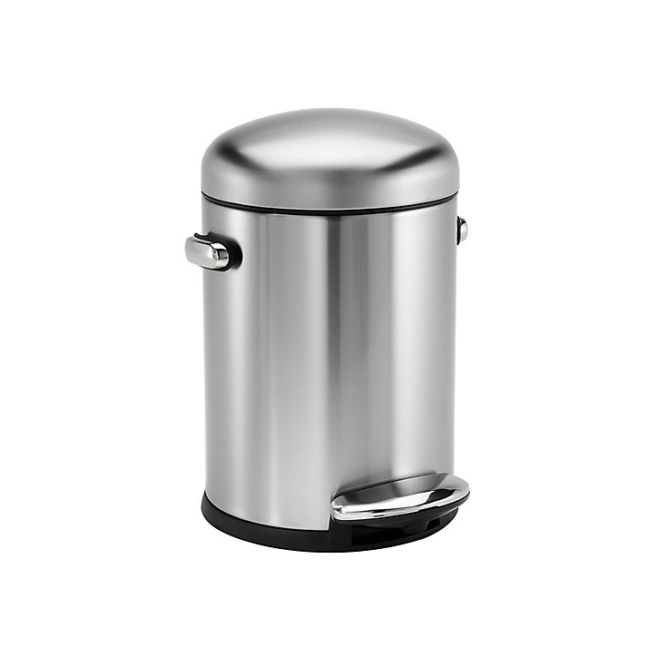 Poubelle rétro chromée 4,5L SimpleHuman