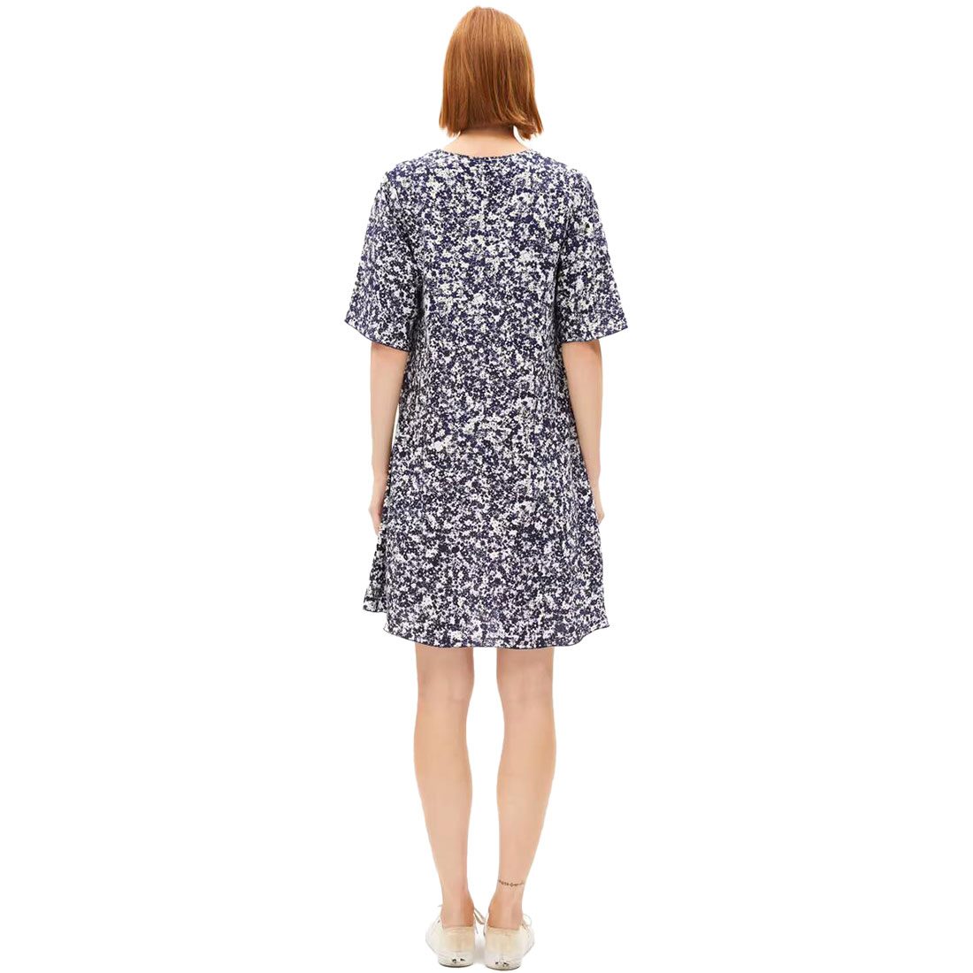 Armedangels Maaerha Mosaic Lino Kleid Damen night sky