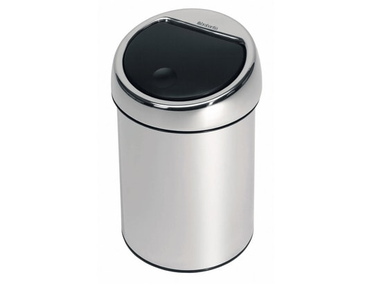 BRABANTIA - Poubelle Touch Touch Bin 3L Matt Steel 363986