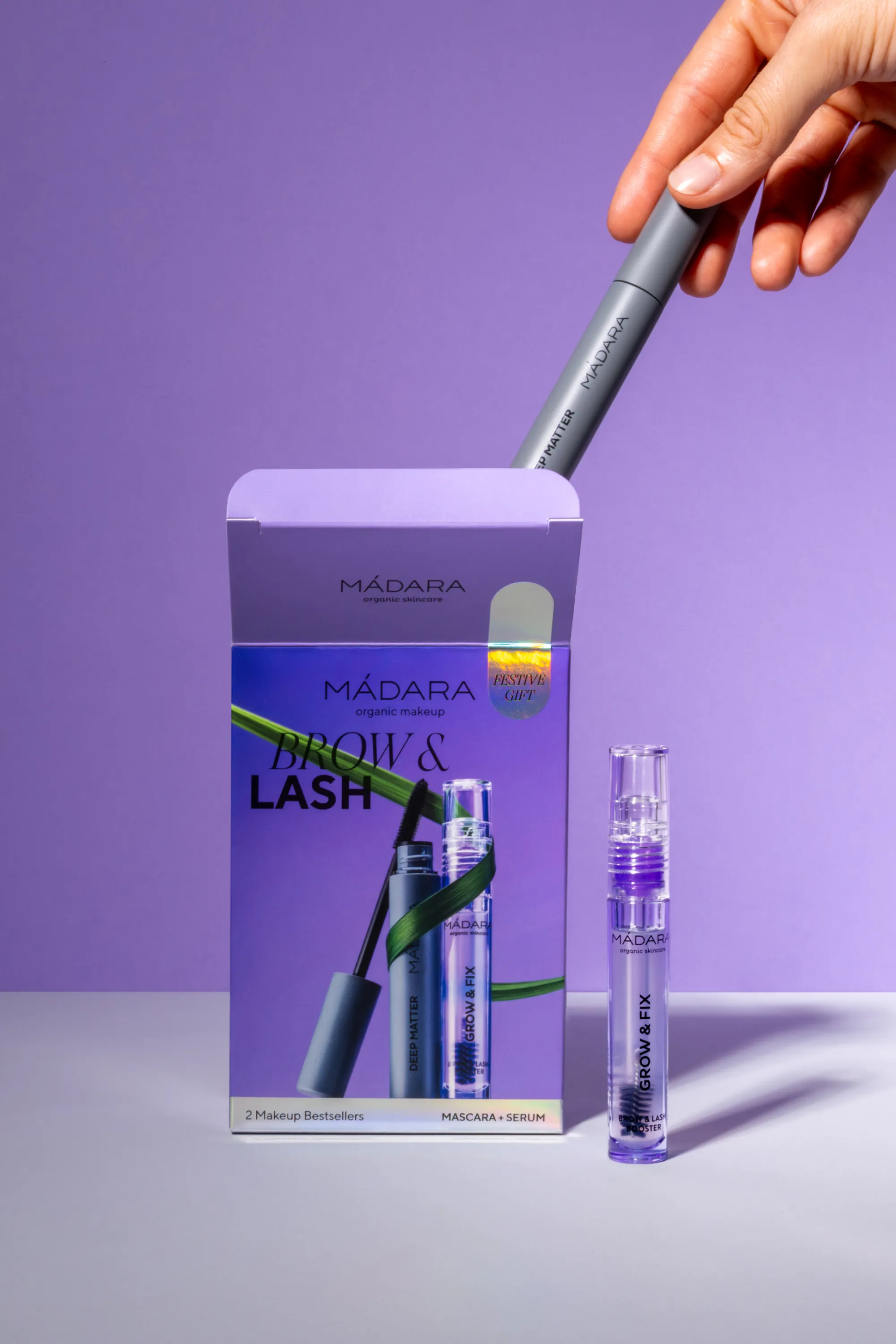 Mádara Cosmetics Coffret cils et sourcils Brow & Lash Duo-10.25 ml