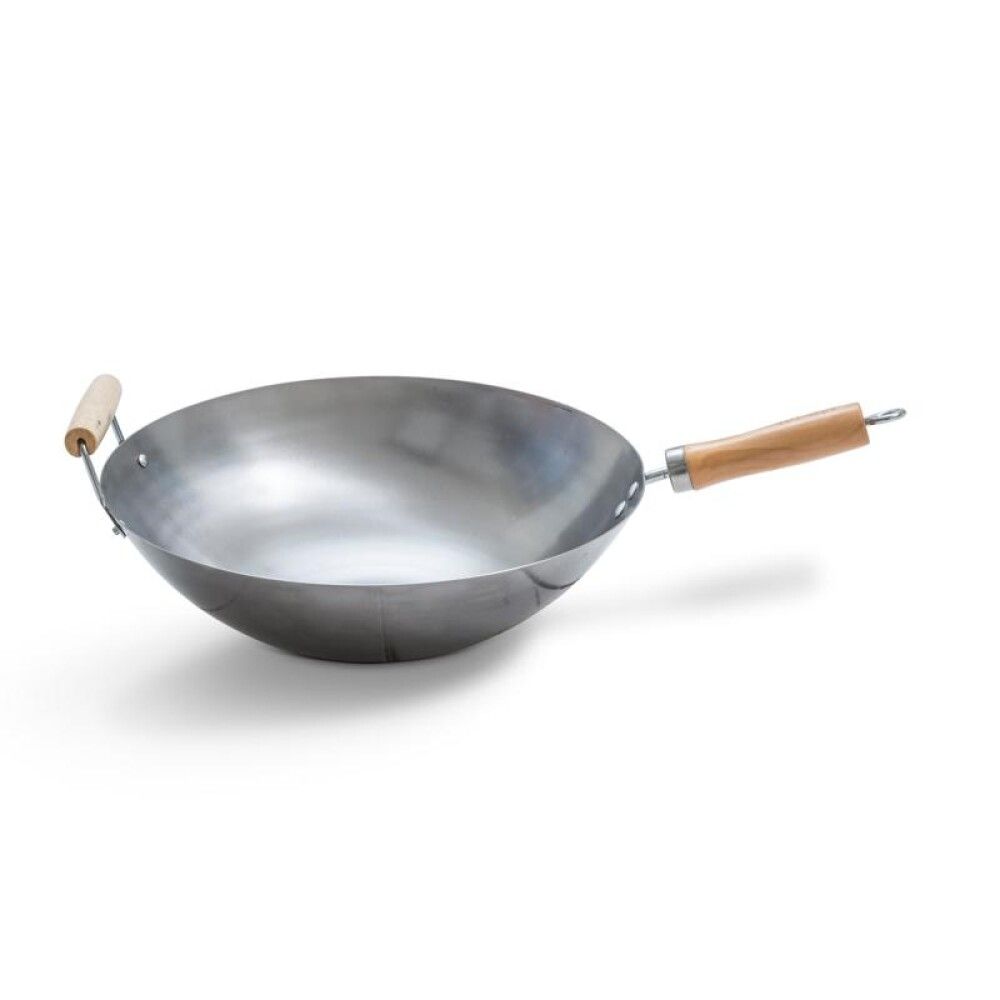 WOKPANNE HOT WOK STÅL Ø35CM