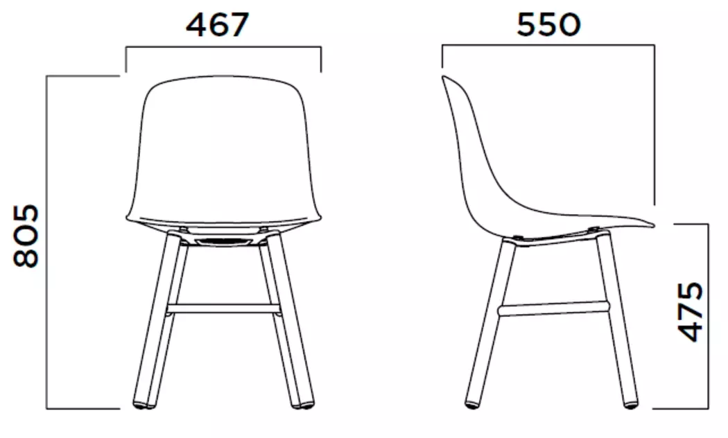 Stuhl Pure Loop Retro