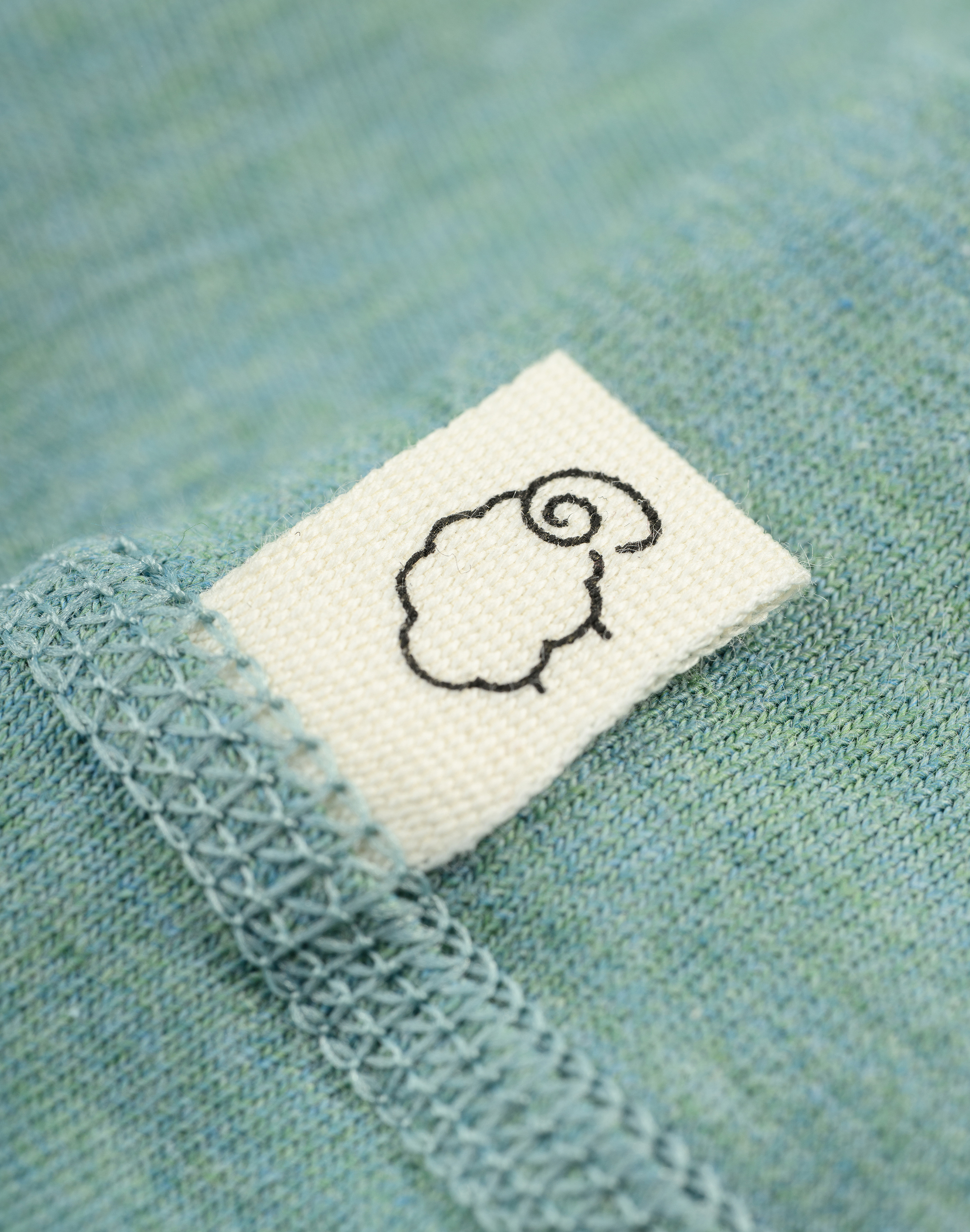 Legging van katoen voor baby's in Beige melange