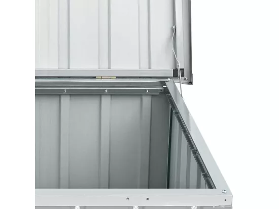 Boîte de rangement de jardin Gris 129x67x65 cm