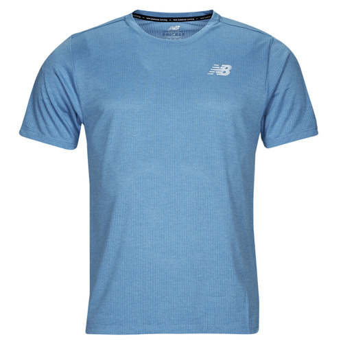 New Balance - IMPACT RUN SHORT SLEEVE - Bleu