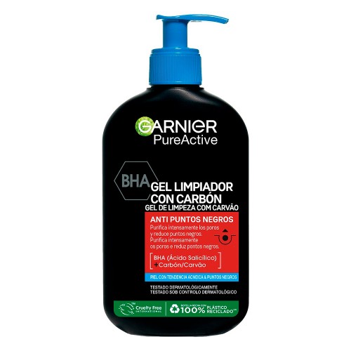 Garnier Pure Active Gel de Limpeza com Carvão Anti Pontos Negros 250ml