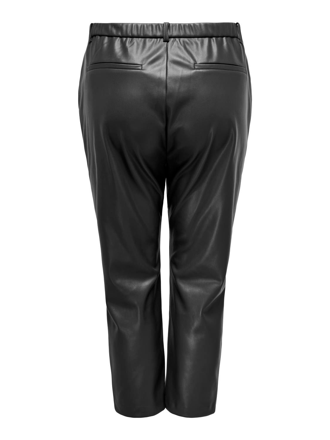 CARMIRI Mittlere Taille Normal geschnitten Kunstlederhosen Phantom